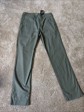 Buck Mason Olive Officer Pants -Size 29